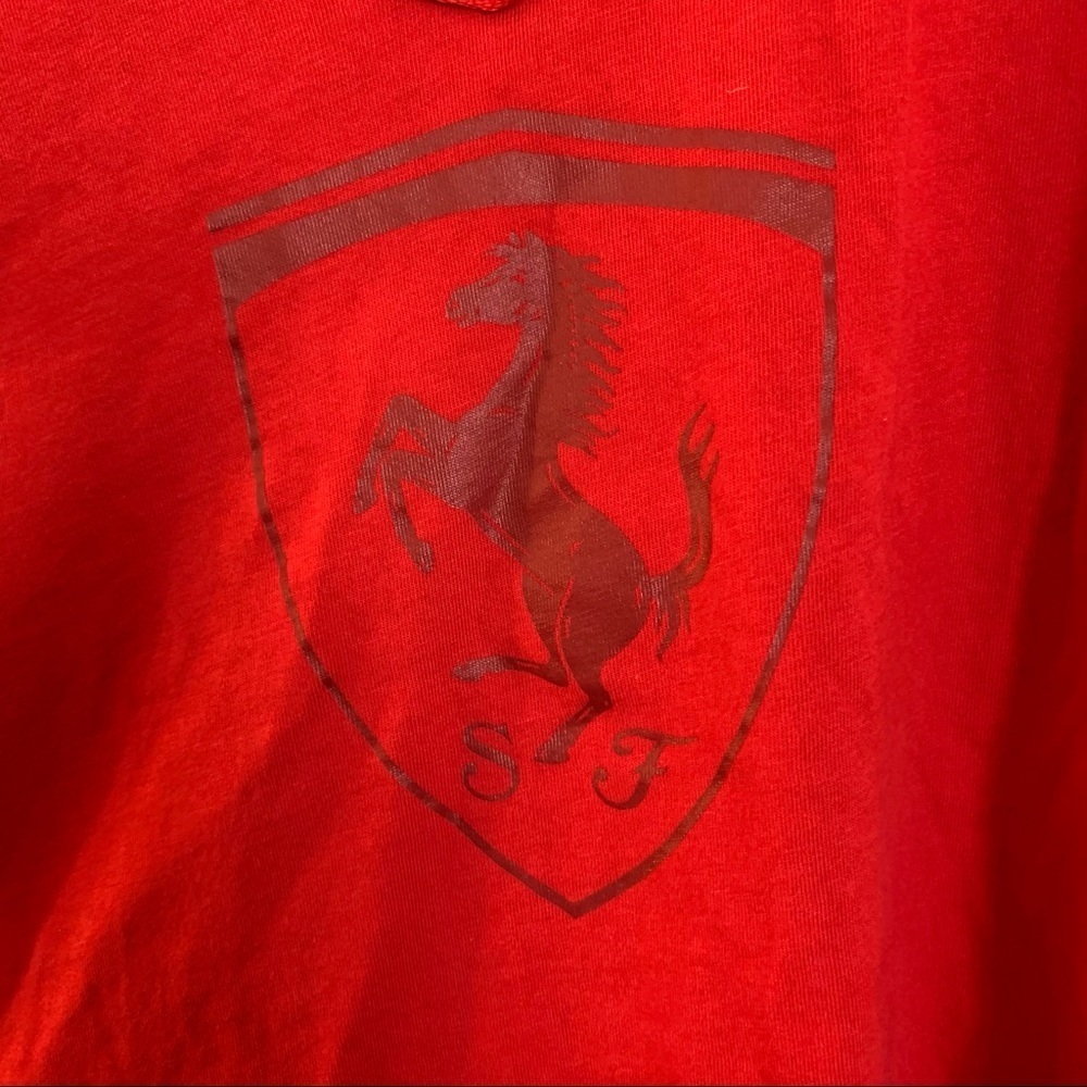 Like New Puma Ferrari Prancing Pony Tshirt